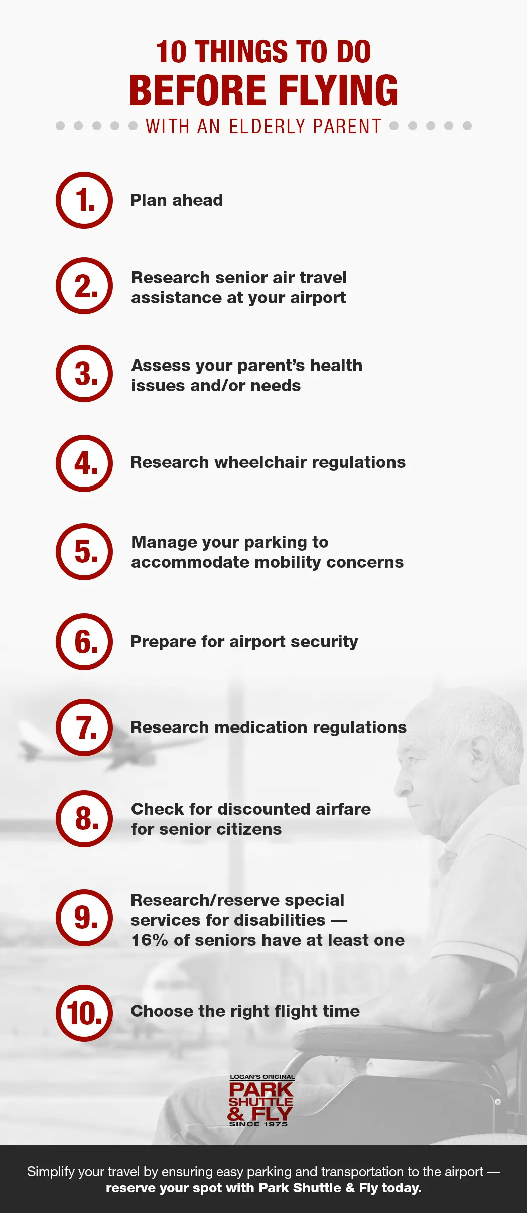 10 Tips for Flying with an Elderly Parent