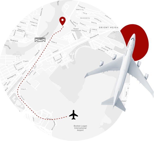 airport shuttle route