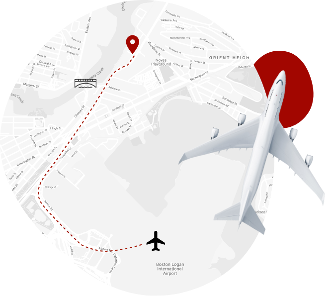 airport shuttle route