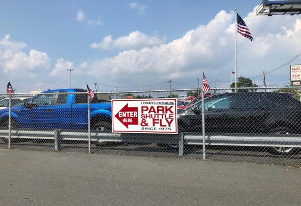 offsite airport parking lot